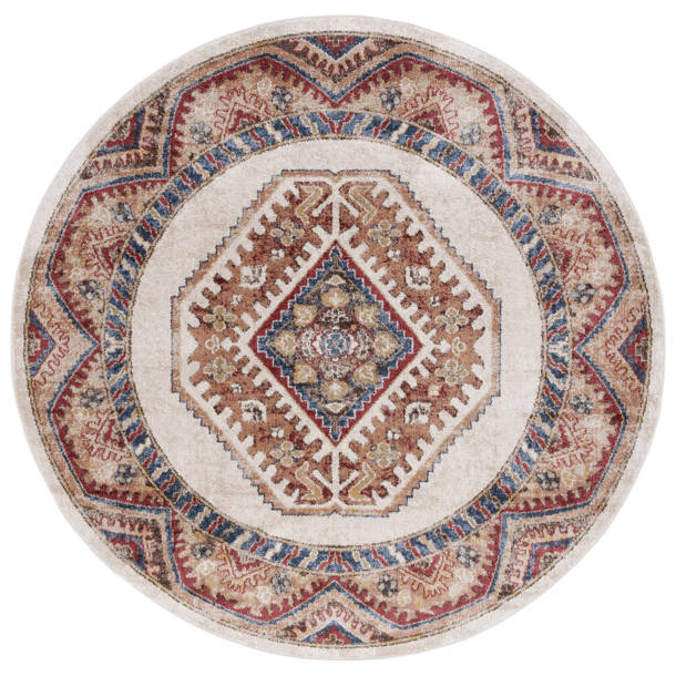 Loon Peak® Isanotski Performance Red/Blue Rug & Reviews Wayfair